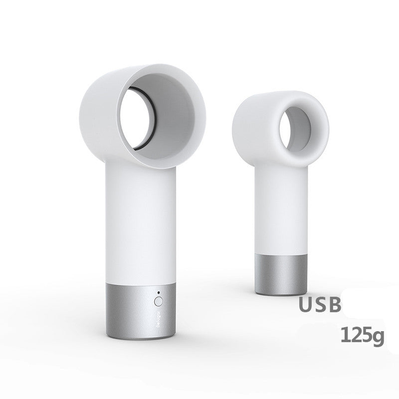 Portable mini bladeless fan safe handheld small fan