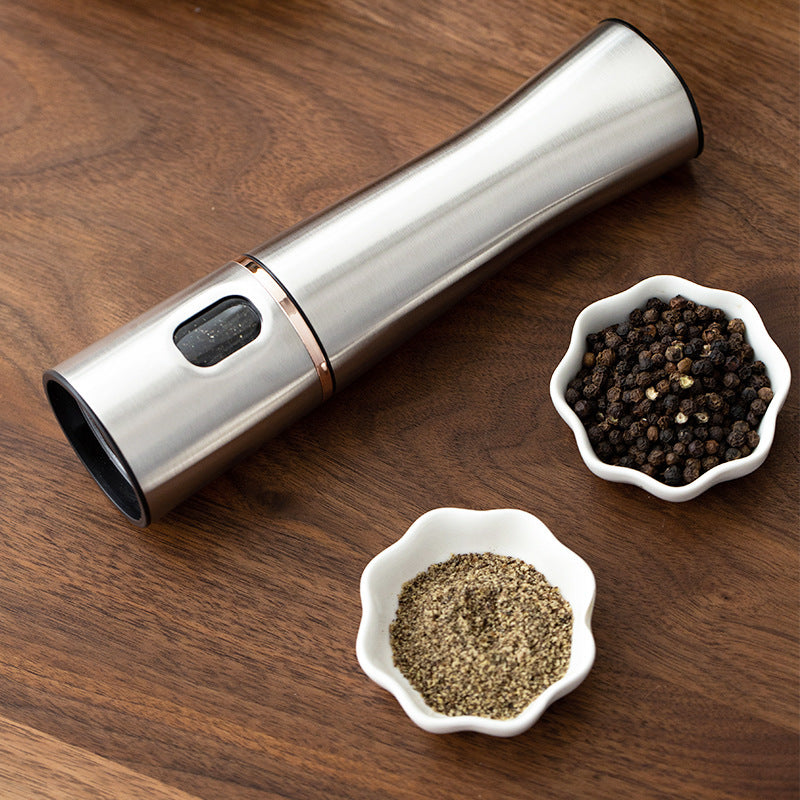 Electric Stainless Steel Pepper Salt Grinder